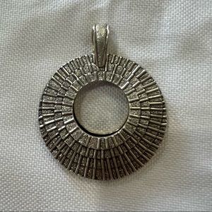 New Preminger Design Gold‎ and Silver toned Pendant